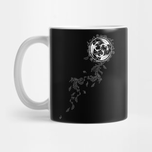 Three Celtic Dragons - Dark T-Shirt Mug